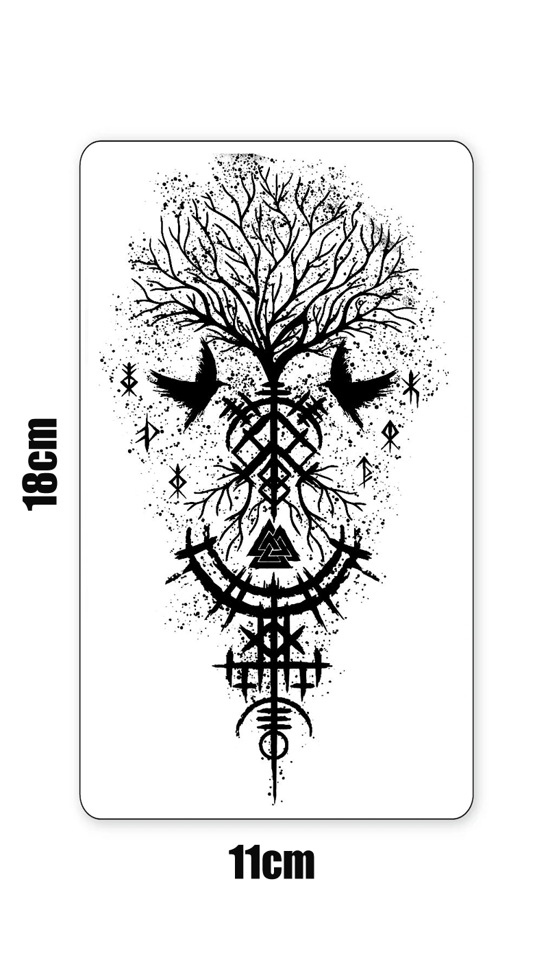 Nordycki Totem Życia i Kruków